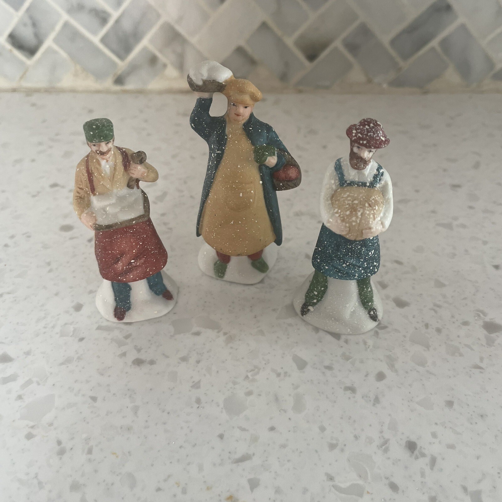 Dept 56 Shopkeepers Set of 3 Heritage Village Collection