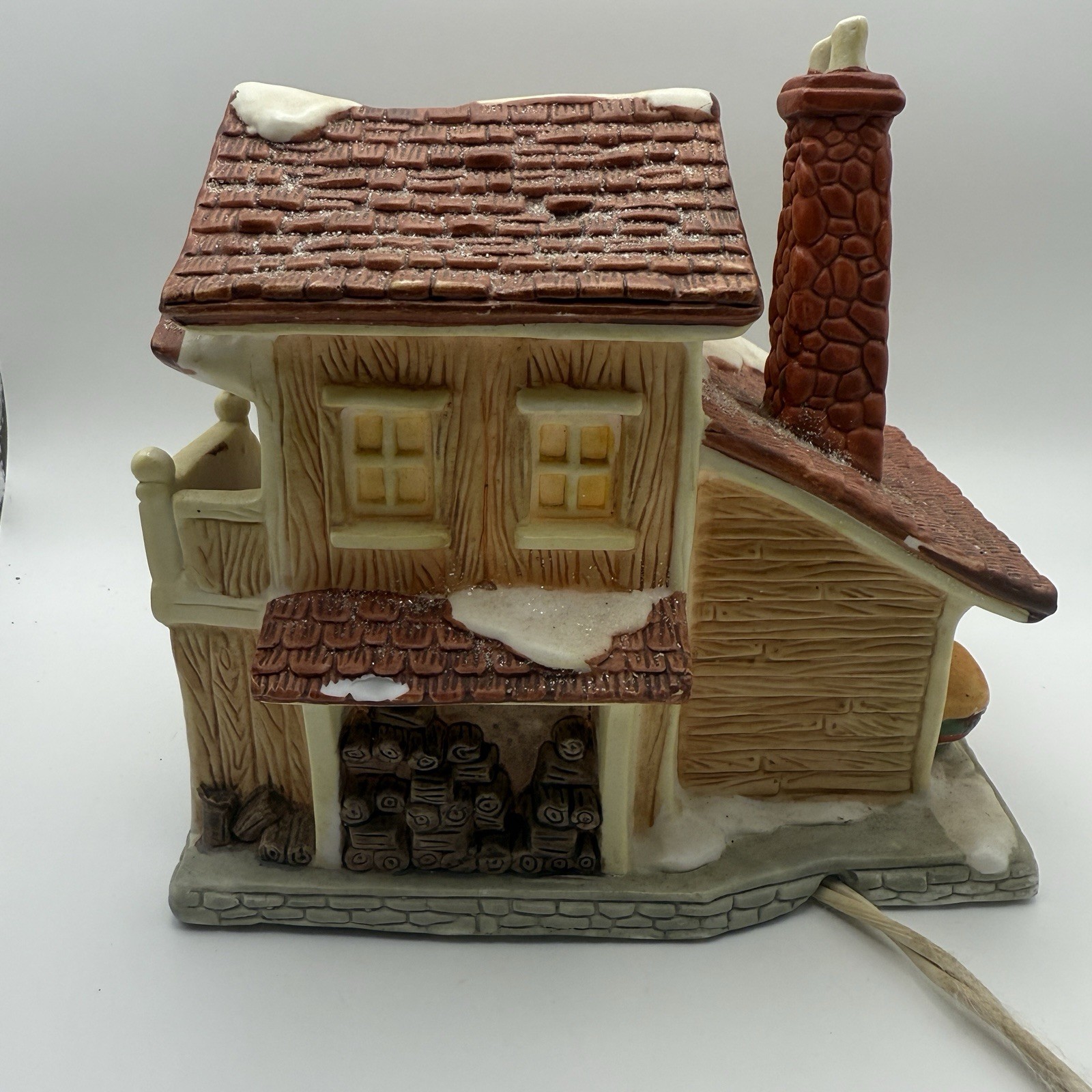 Vintage Christmas SantaKins Village Grubby’s Sleigh Repair A Sants’s Best 1992