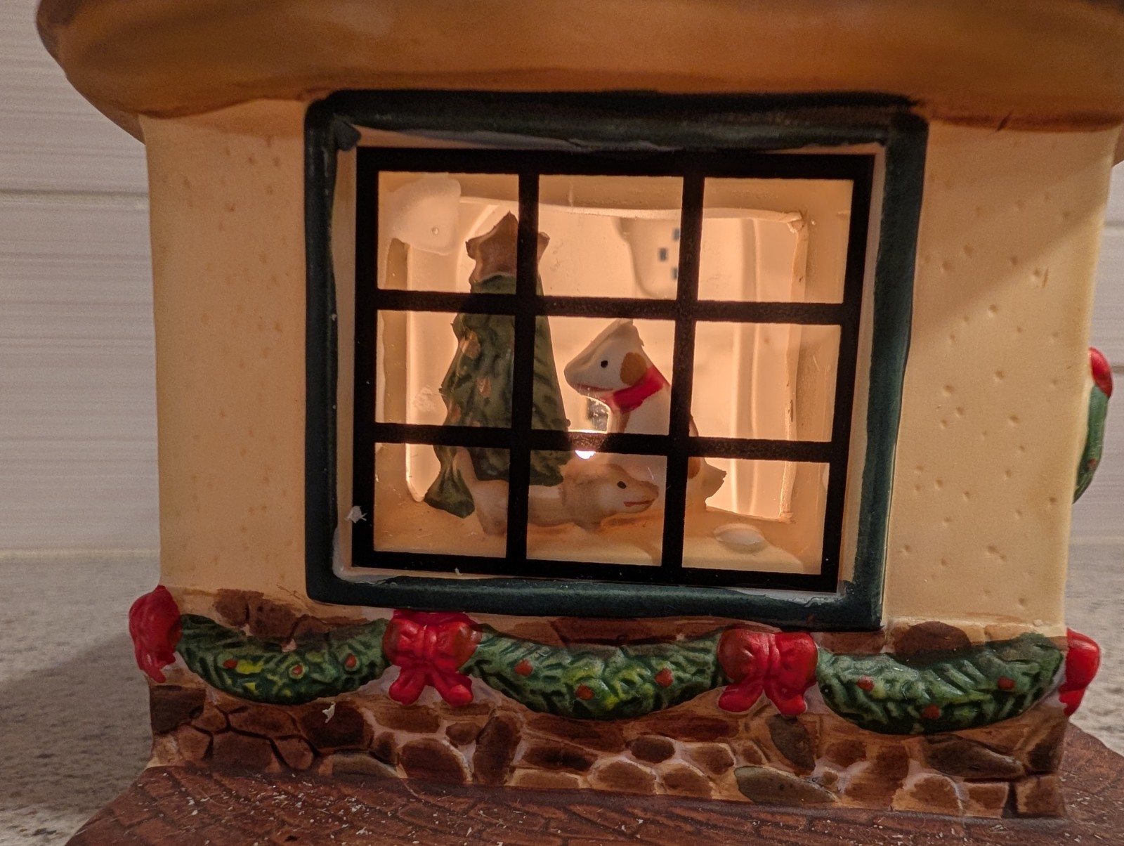 Amy’s Pet Shop Vtg Heartland Valley by O’Well Lighted Christmas House In Box
