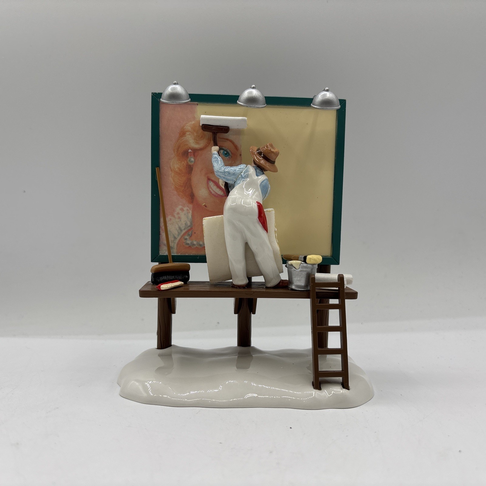 Department 56 2003 Original Snow Village Collection Billboard Surprise 56.55229