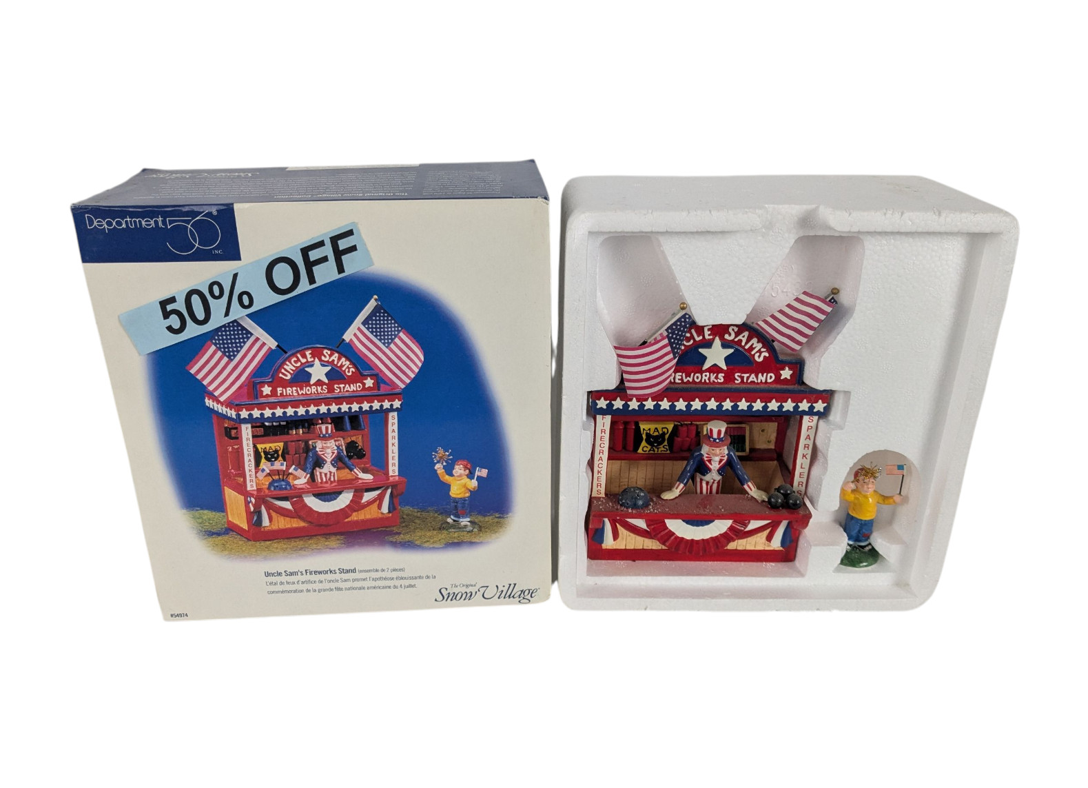 Department 56 Uncle Sam’s FIreworks Stand