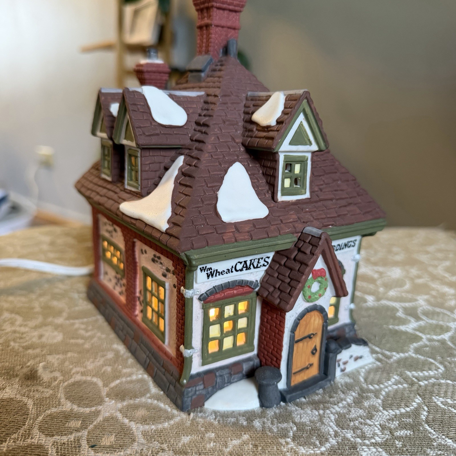 Dept 56 Dickens Village Wm Wheat Cakes & Puddings 5808-4 Retired w Box