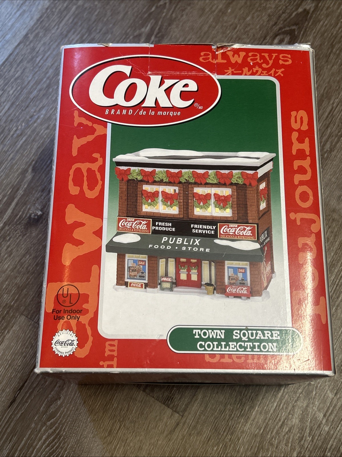 Coca-Cola Town Square Collection Publix Food Store Vintage Rare Christmas