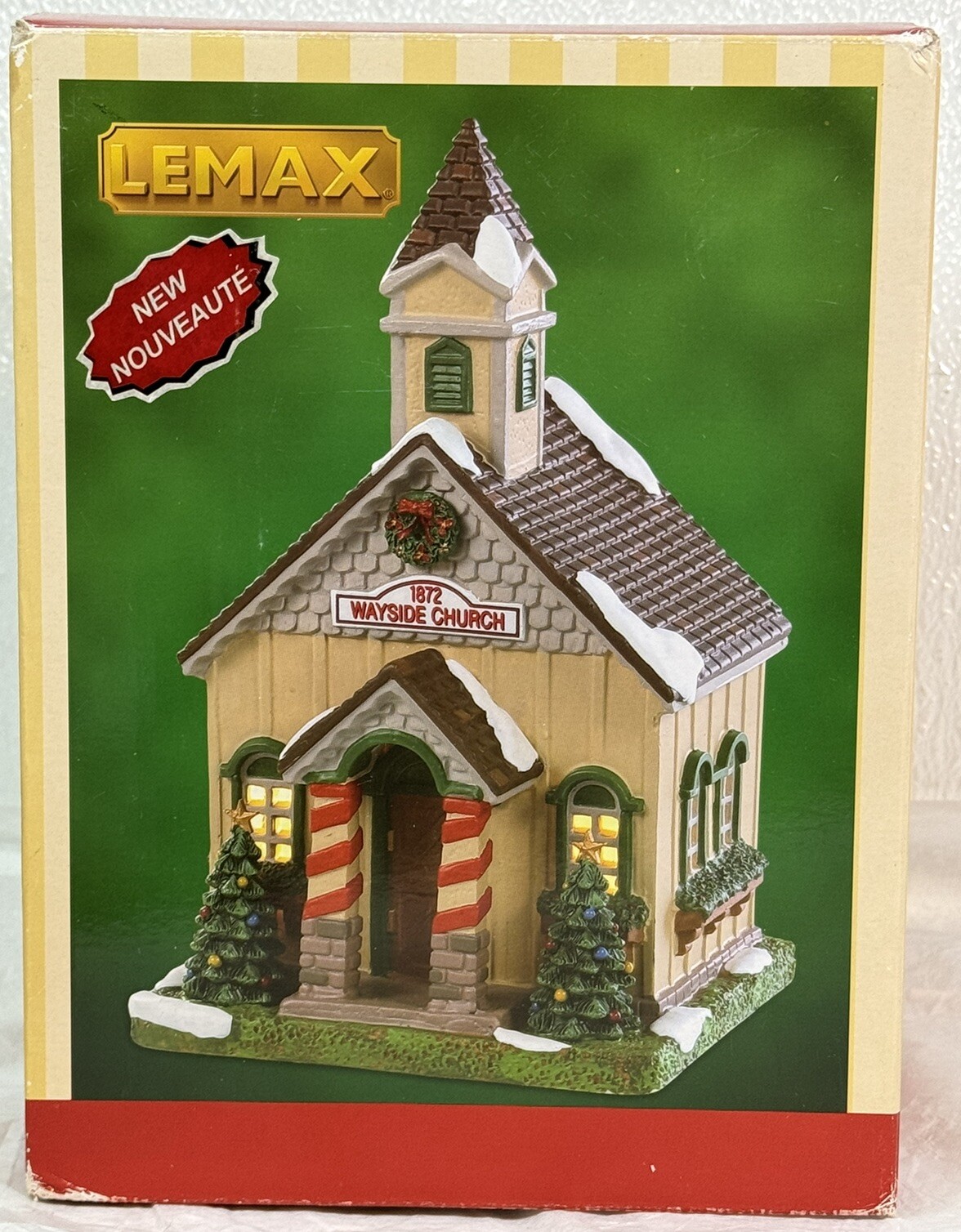 Lemax Wayside Church Porcelain Lighted Building