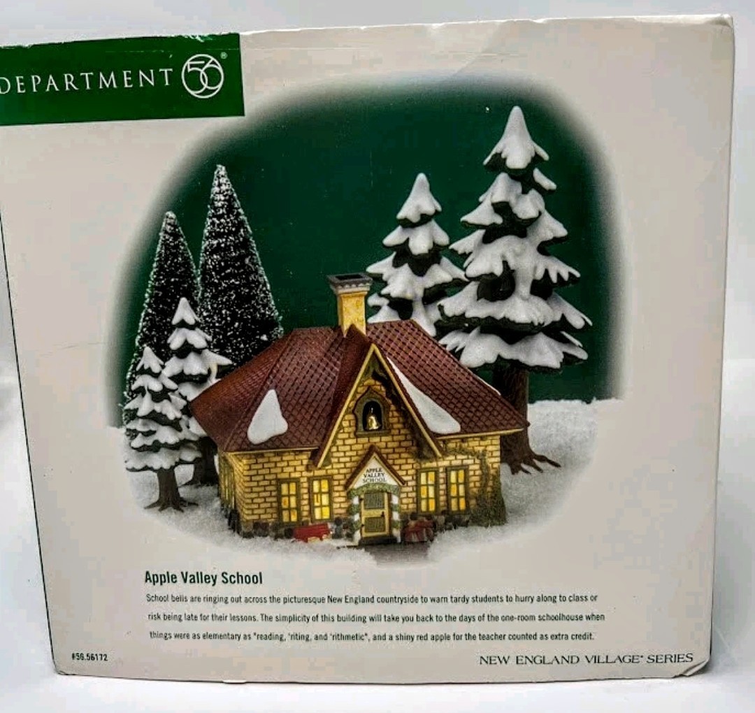 Department 56 “Apple Valley School”