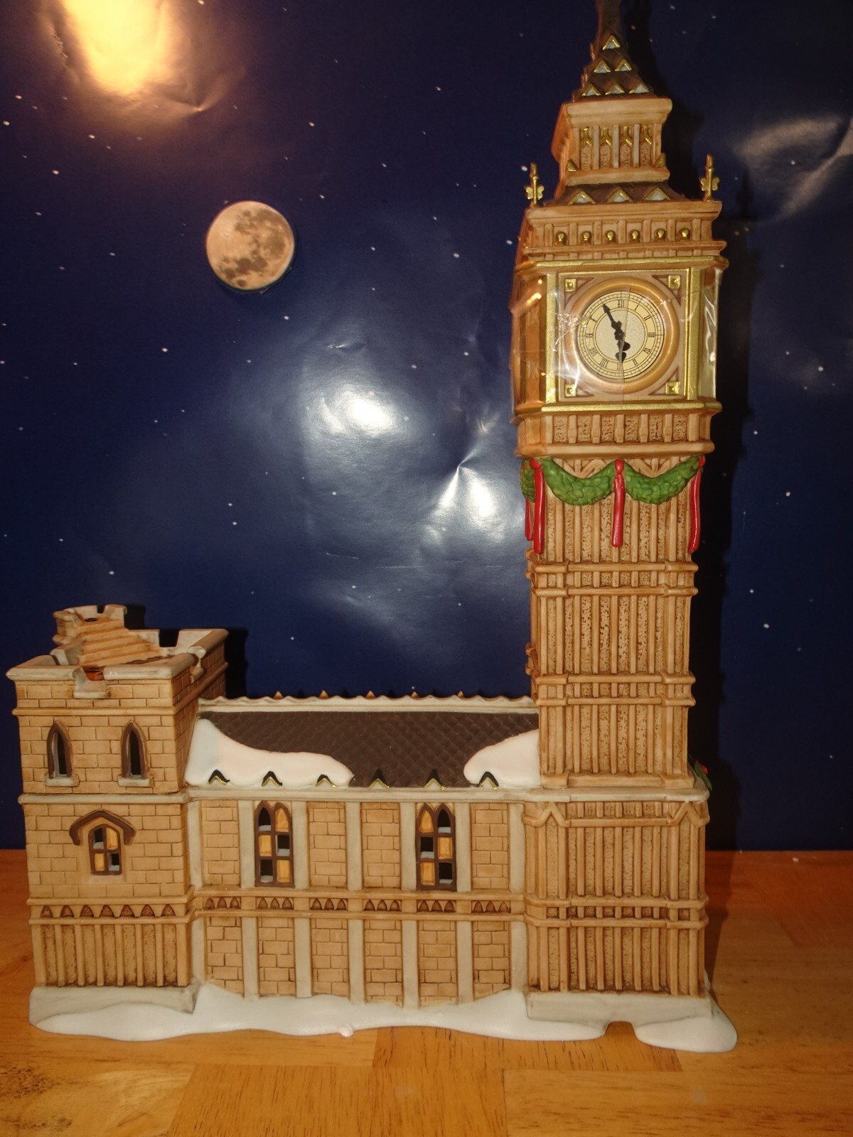 DEPT 56 DV Big Ben Historical Landmark Christmas London 58341 1998 NIB