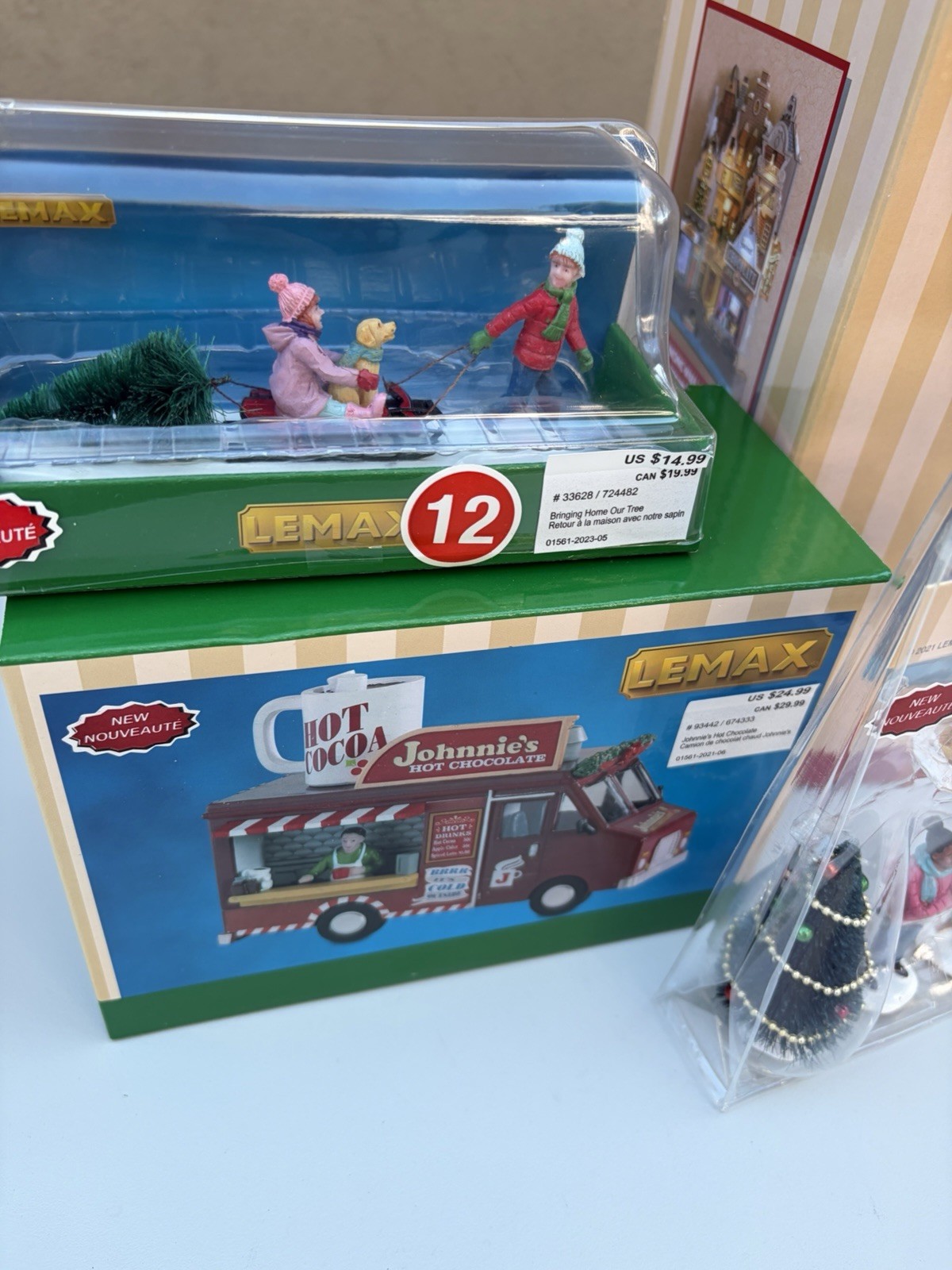 7x Lemax General Products Christmas Village Brand New Lot