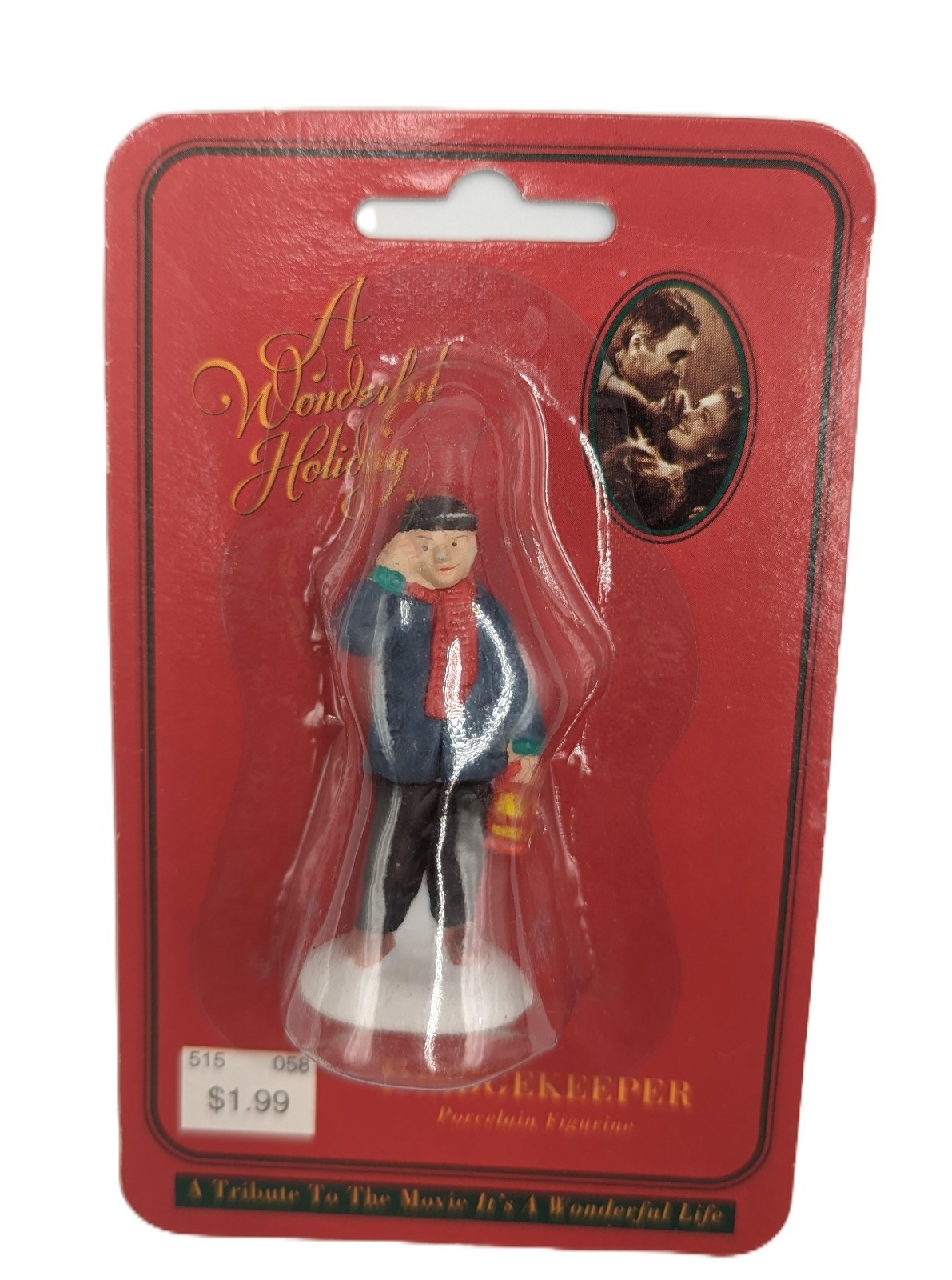 It’s a Wonderful Life: The Bridge Keeper Holiday Village Figure w/ Original Card