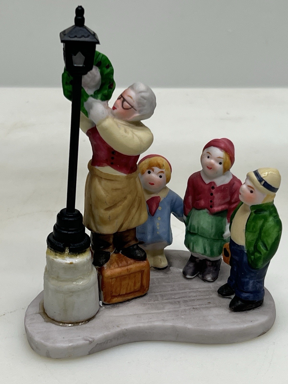 Lemax Hearthside Village “The Old Lamplighter” Porcelain Accessory Retired