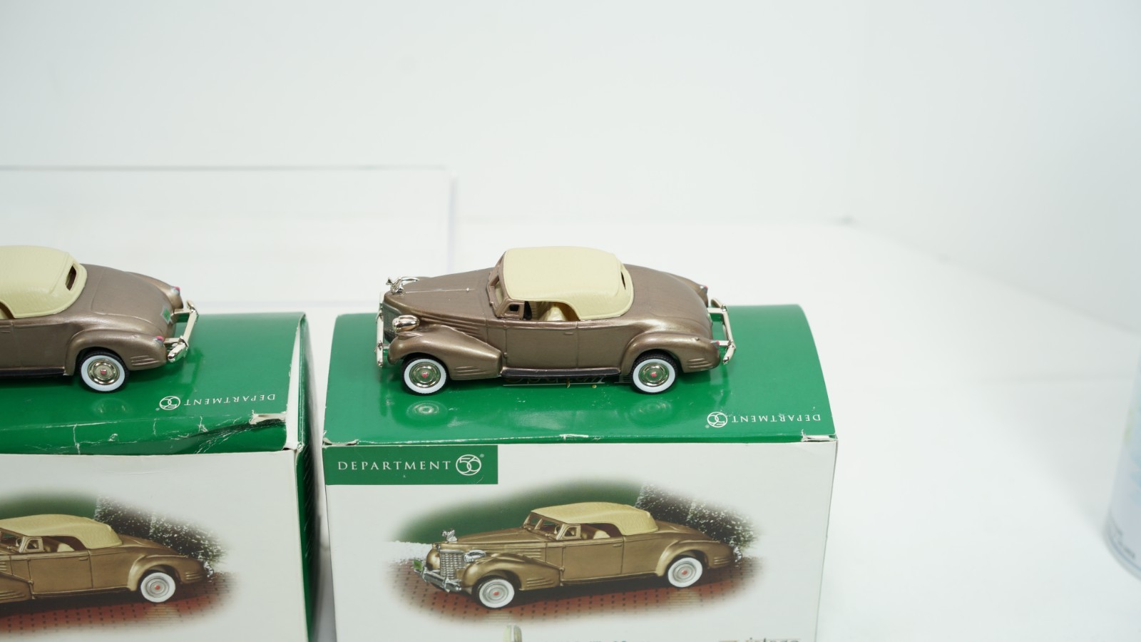 Department 56 Classic Vintage Cars 1957 Cadillac Eldorado & 1940 V16 Coupe S13