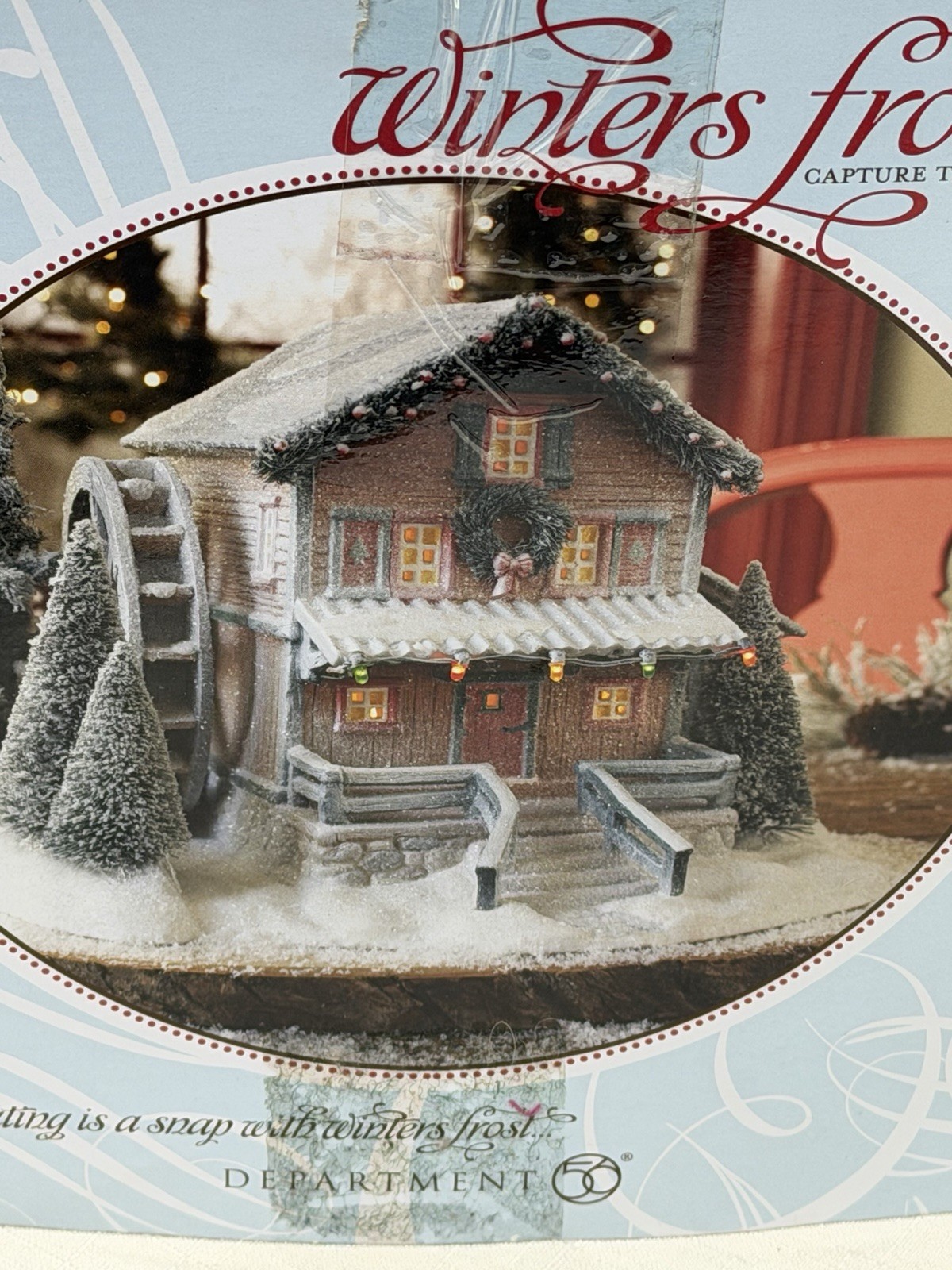 Dept 56 Winter’s Frost Frost Creek Mill House 4025414 w/ Box No Adapter