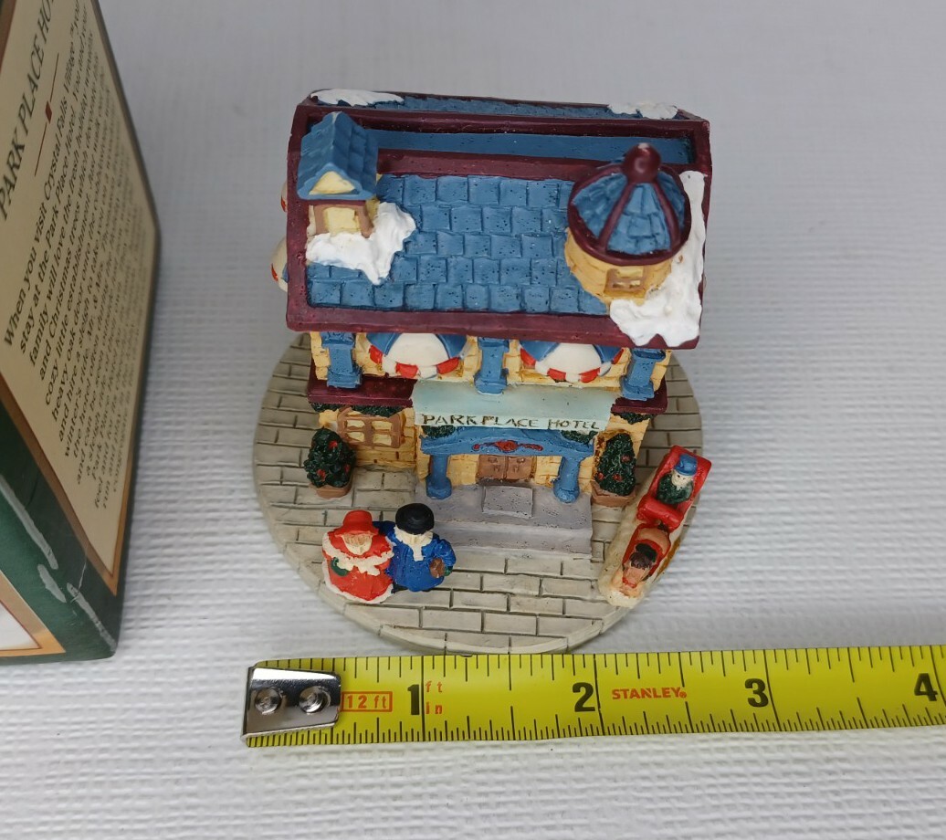 Crystal Falls Village Park Place Hotel Christmas Vintage 1994