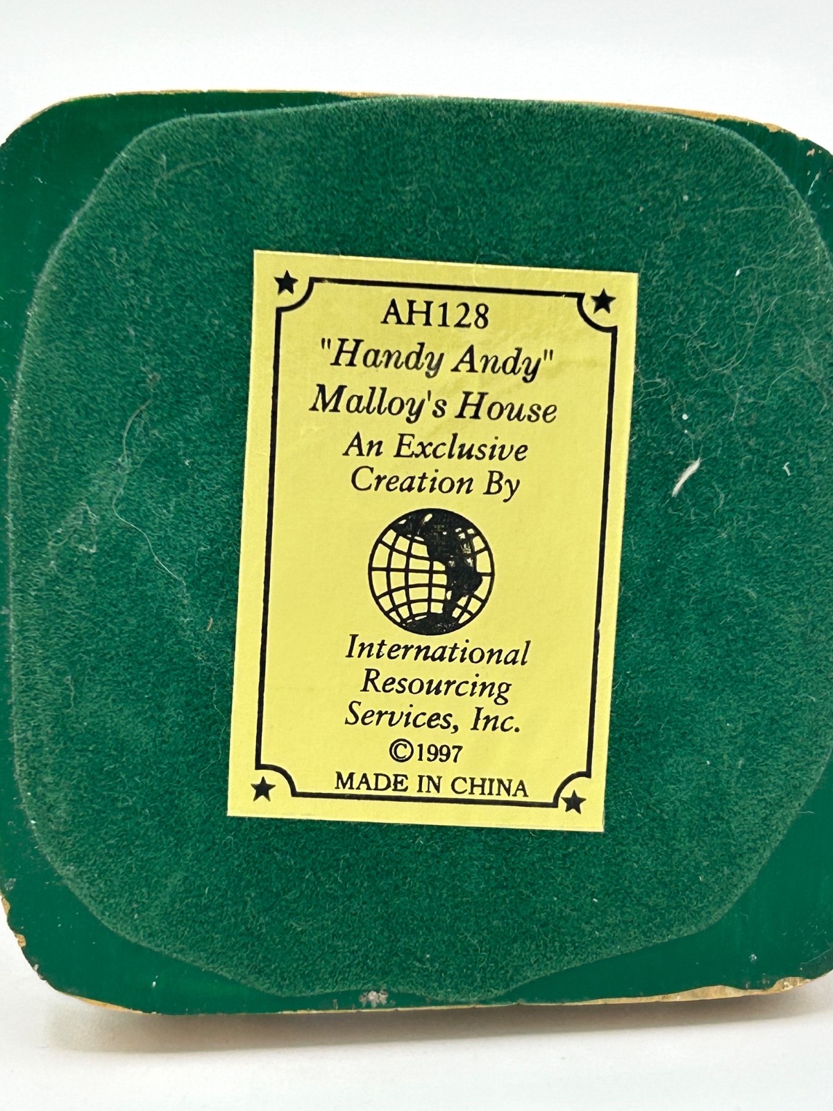 Liberty Falls Collection 1997 Handy Andy Malloy’s House Christmas Village AH128