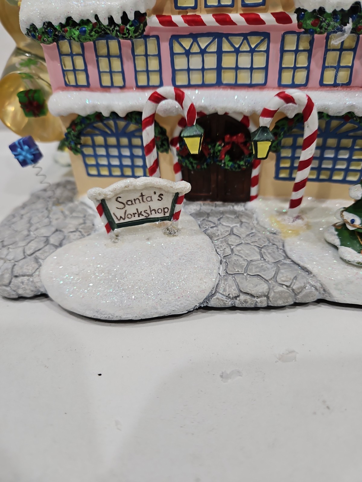Hawthorne Village Santa’s Toy Workshop Rudolph’s Christmas Town Collection