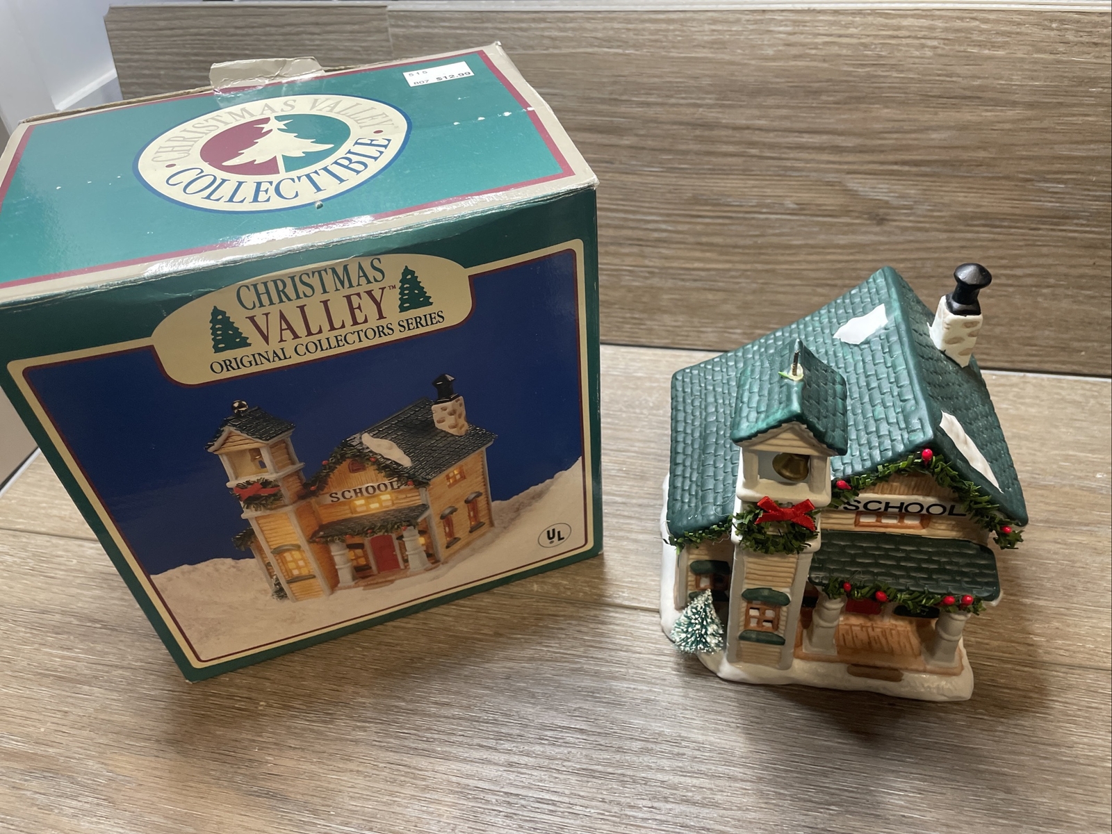 Vintage 1994 School Village Christmas Valley Collectors Holiday Memories