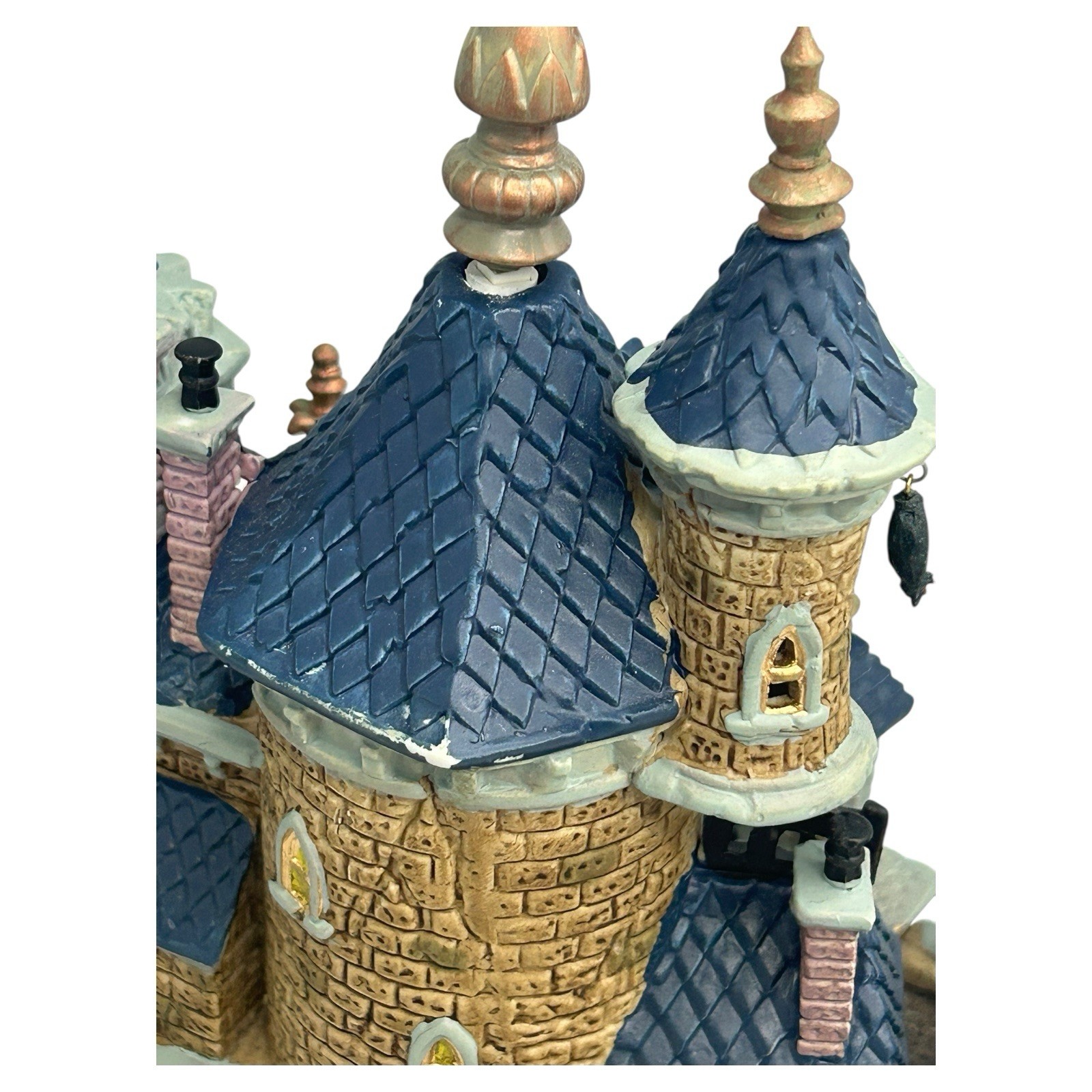 Lemax Spooky Town Vampire Castle #75498 2007 Retired Halloween Collectible Works