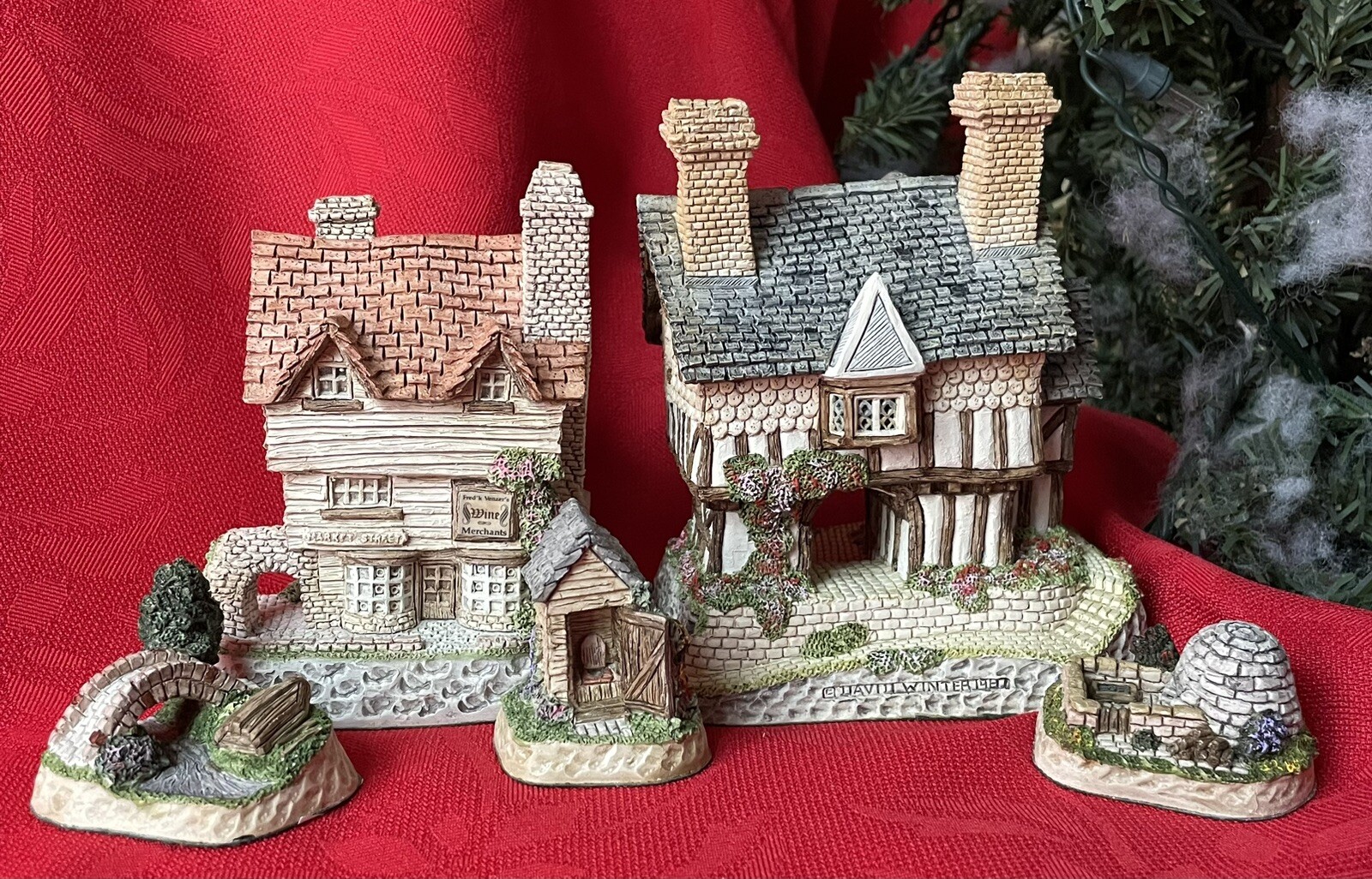 David Winter Scottish Buildings Hand Made At John Hine Studios In Great Britain