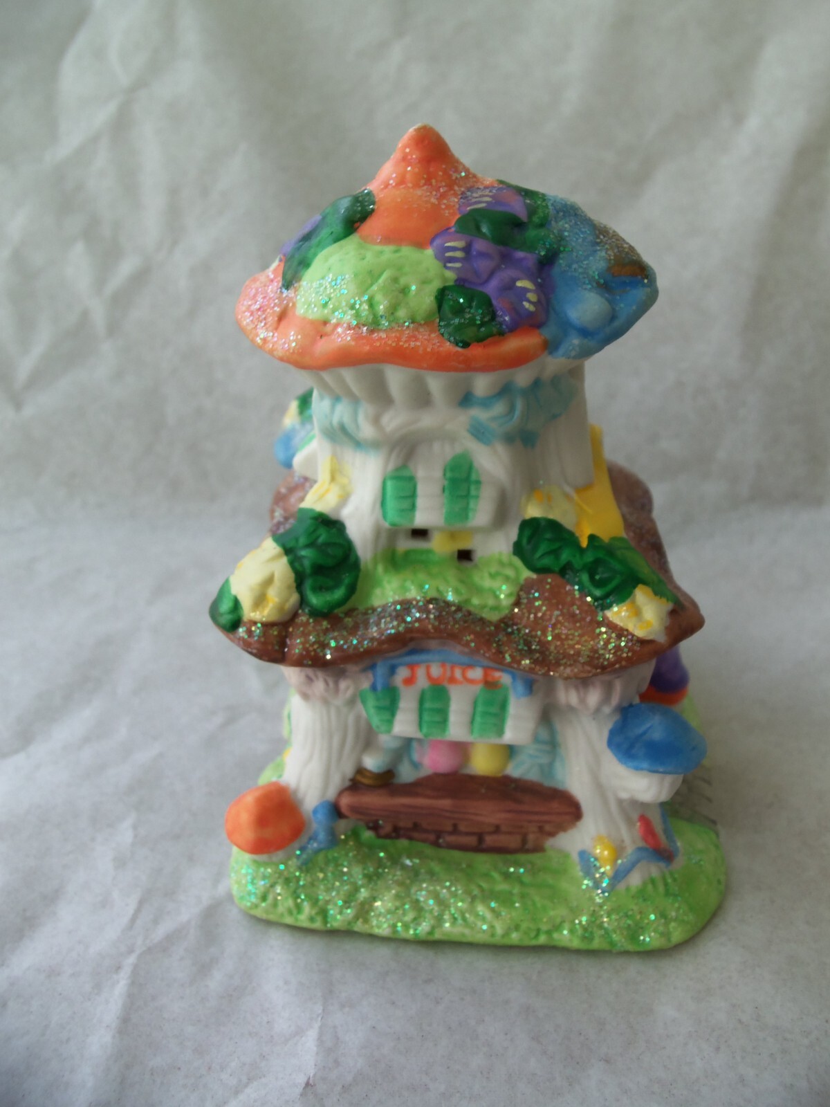 Easter Bunny Village Music & Dance House! HOPPY HOLLOW! 2004! CAN LIGHT UP!