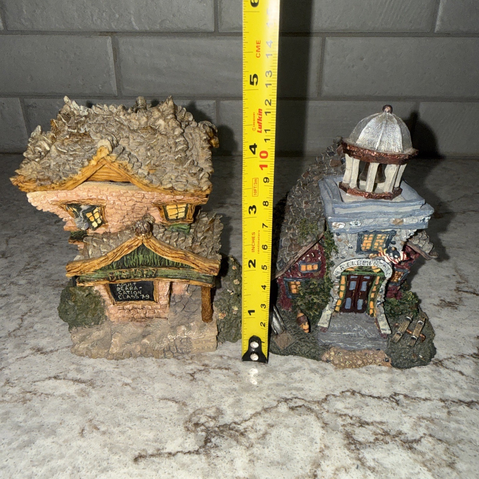 2 Boyds Bearly Built Villages Public Library Elementary School 19006 19048