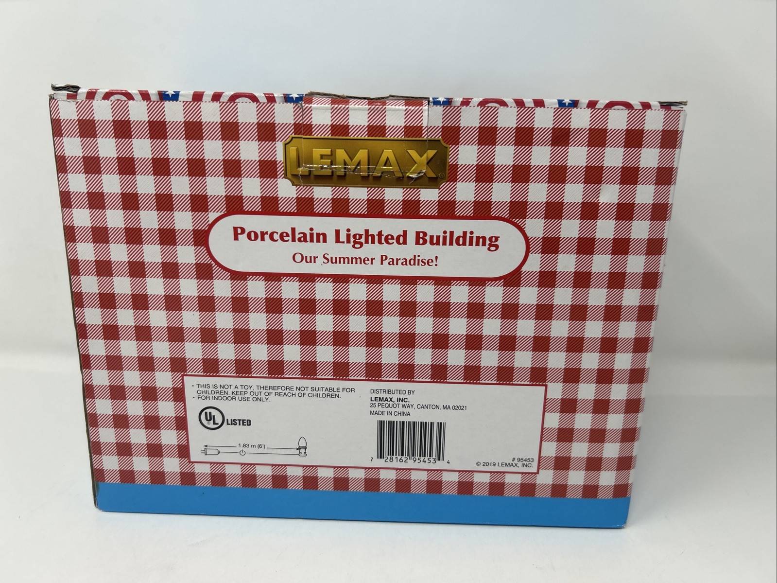 Lemax Our Summer Paradise Porcelain Lighted Camper 95453