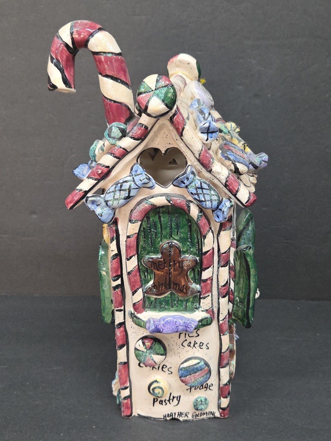 Blue Sky Clay Works Rudolphs Gingerbread House By Heather Goldmine 2000