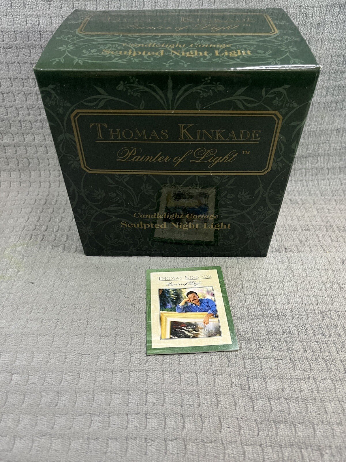 Thomas Kinkade Lighted Cottage Collection Painter Of Light “A Quiet Evening” New