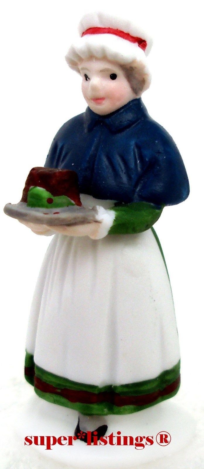 Dept. 56 Fezziwig and Friends Woman with Cake or Bread Pudding Dickens 59285