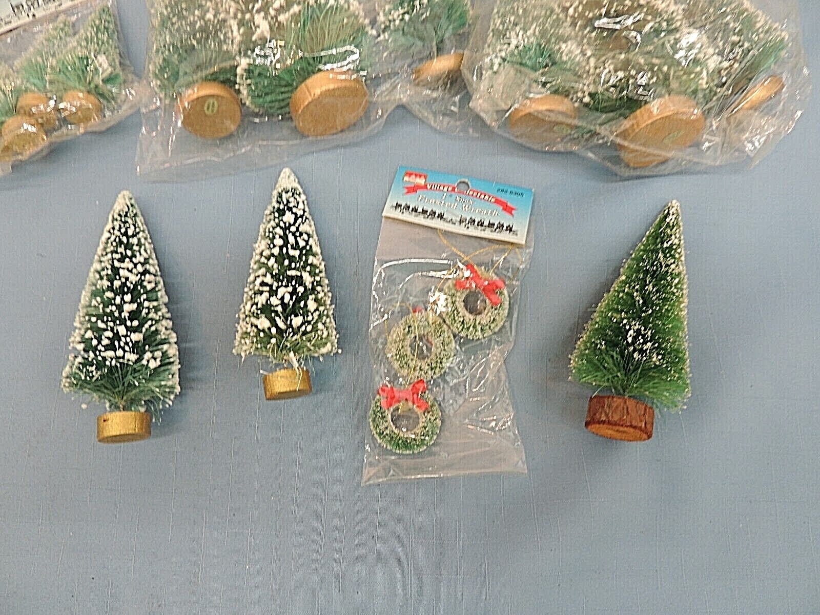 DECORATIVE VICTORIAN CHRISTMAS TREES, 2-1/2″ – 6″, NEW