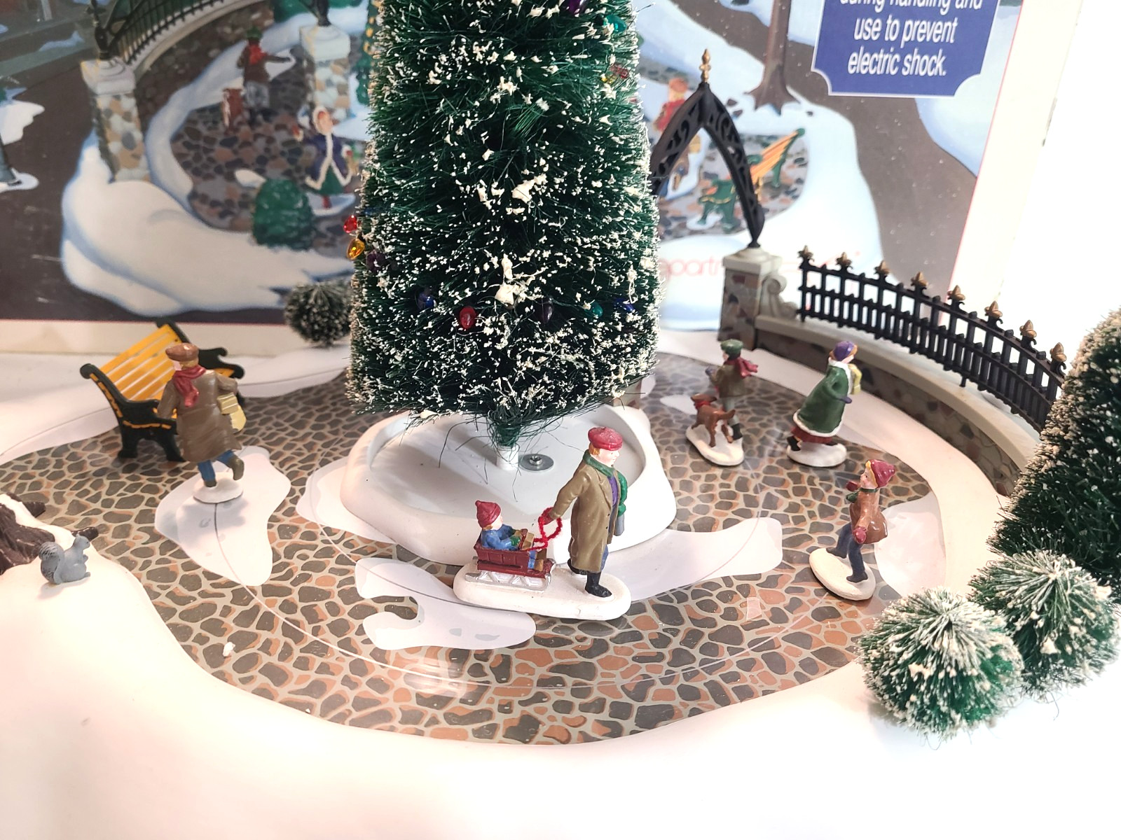 Dept 56 Christmas Village Animated Set All Around The Park 52477 Tested Extras