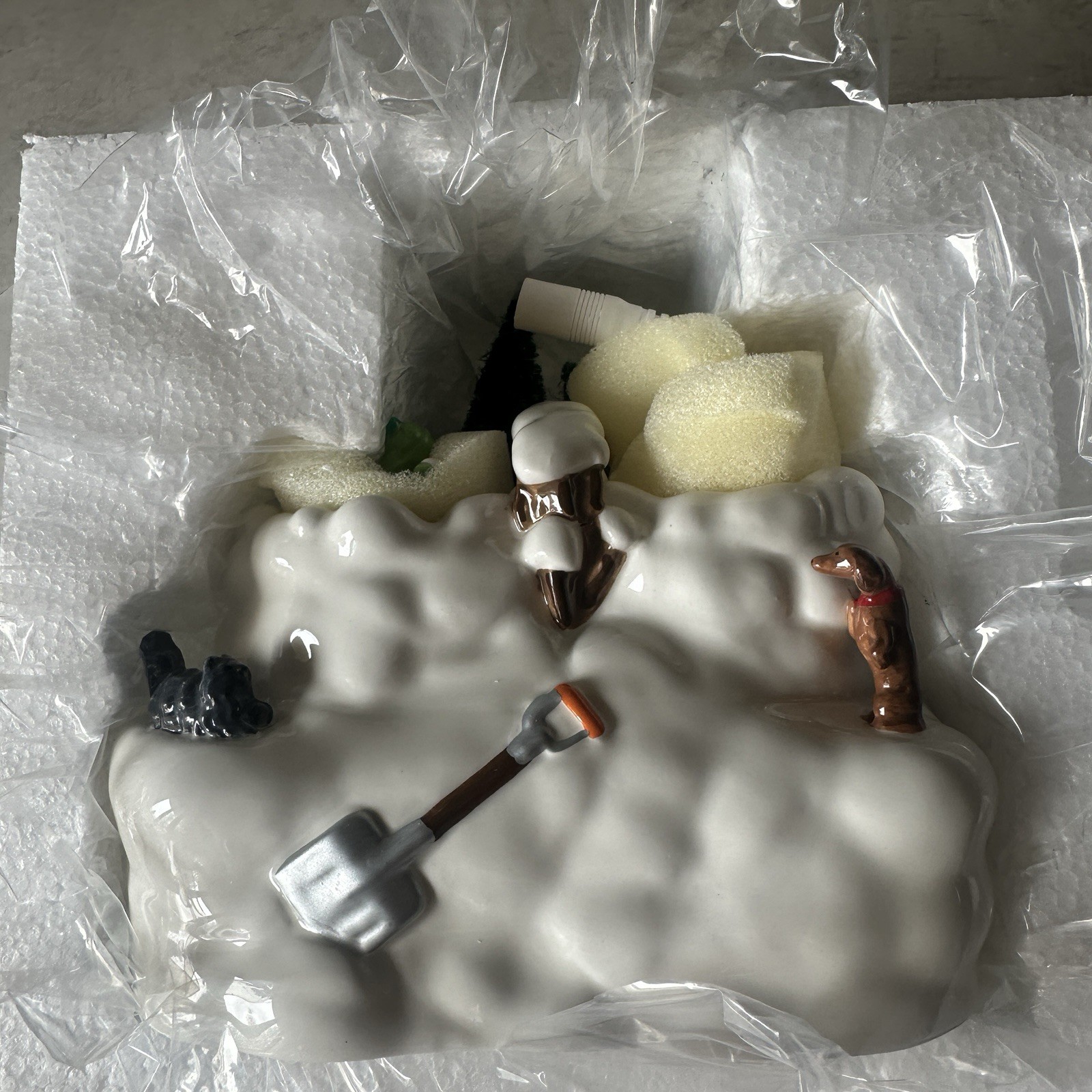 Dept 56 Rare Animated Snowball Fight 4020242 Snow Village Accessories New Unused