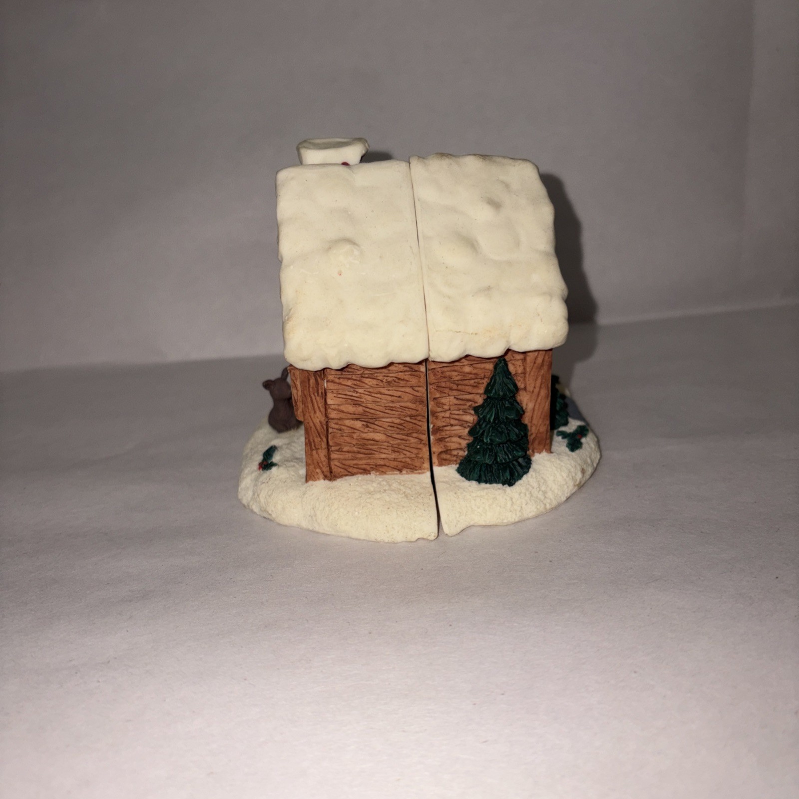 Midwest Cannon Falls Christmas Hinged Cottage Santa Mrs Claus Resin House Decor