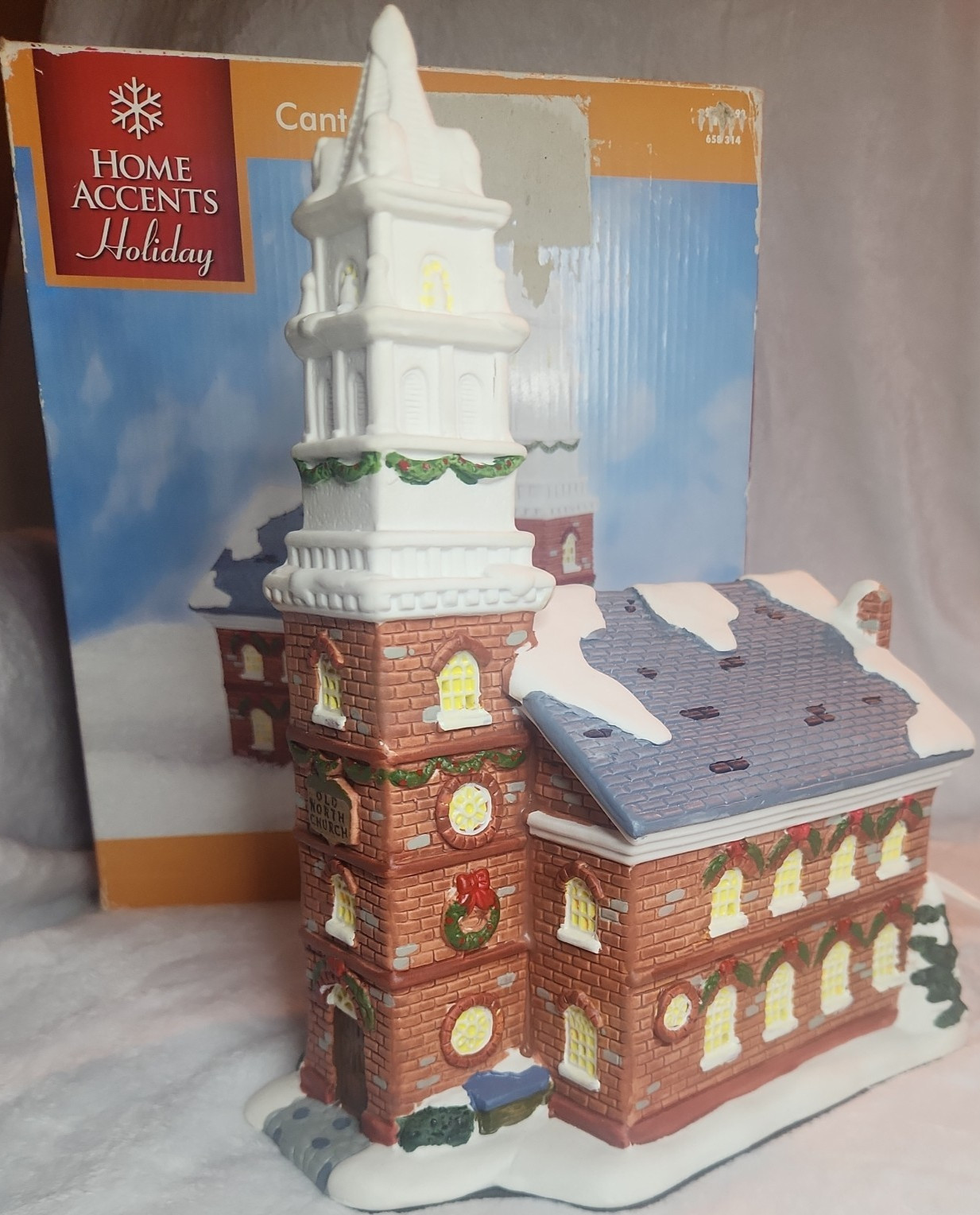Canterbury Lane Home Accents by Home Depot “Cathedral” Christmas Village IOB
