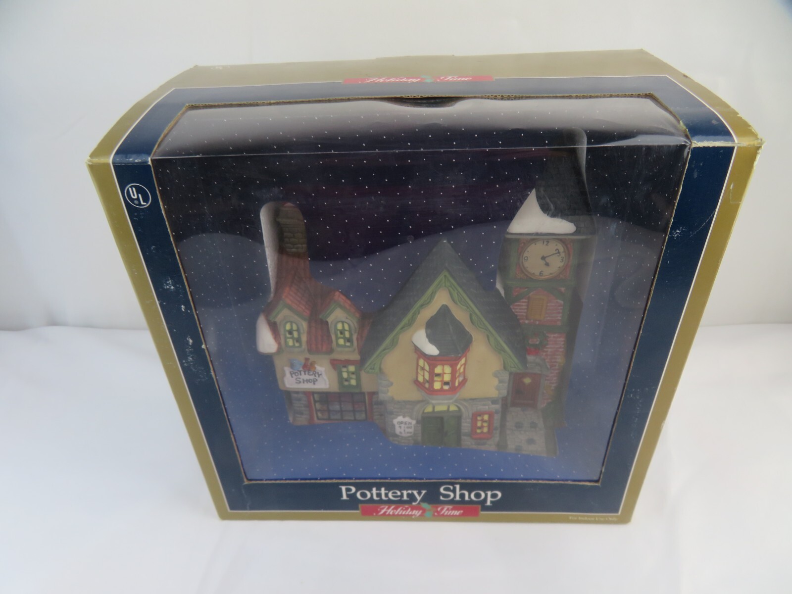 Holiday Time Village Collectables Pottery Shop NOS