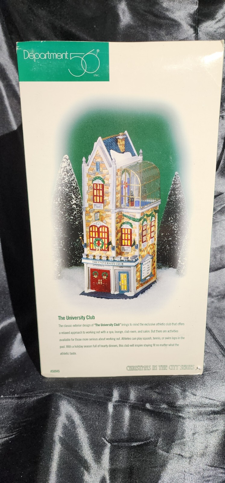Dept 56 Christmas in the City “University Club” #58945 Item#309