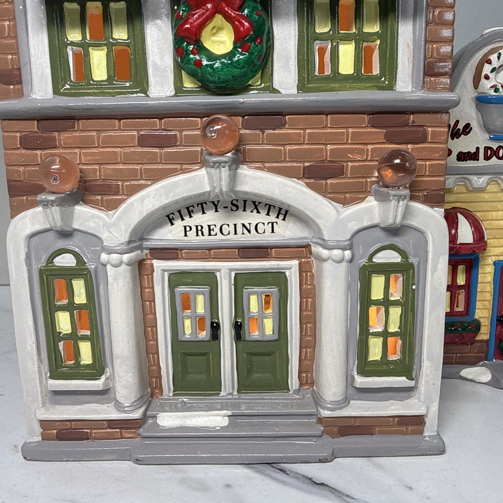 Department 56 Snow Village Village Police Station #54853 Retired VTG