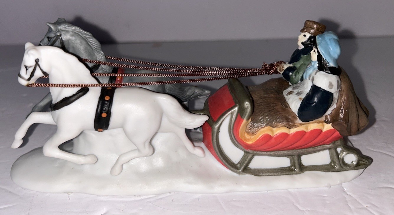 Department 56 Heritage Village Figures “Dickens’ Sleighride” w/ Box
