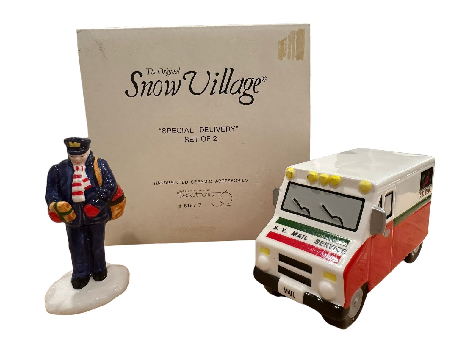 Dept 56 Original Snow Village – Special Delivery Set of 2 #51977