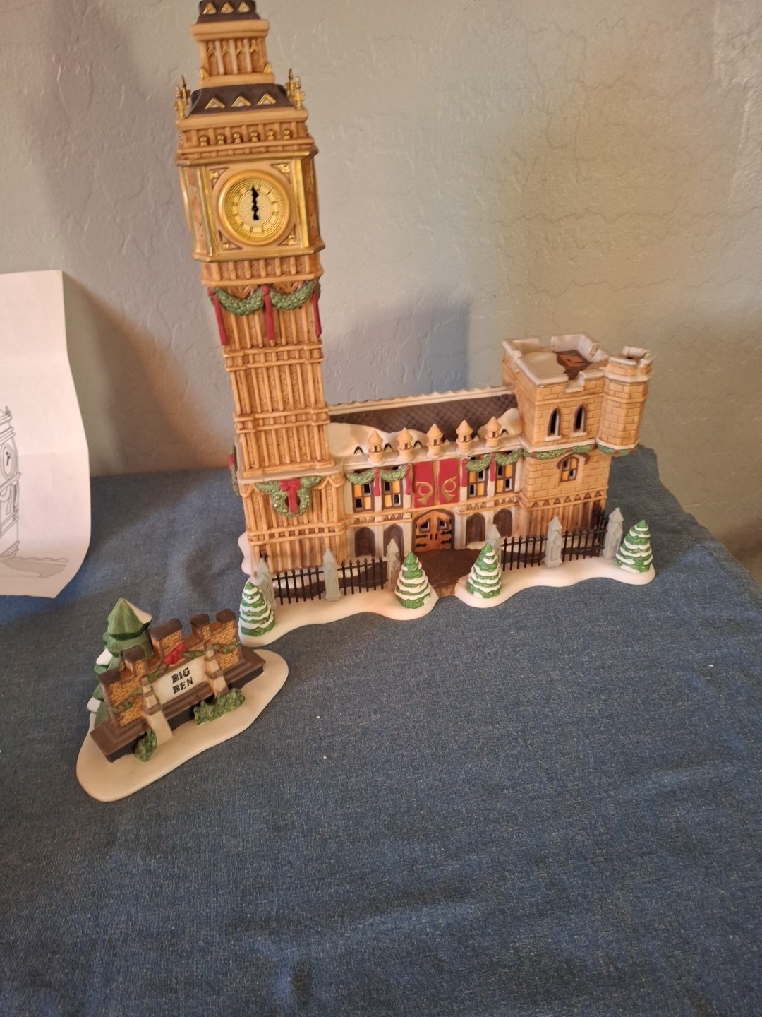 Department 56 Dickens Village Historical Landmark Christmas “Big Ben” Decor…