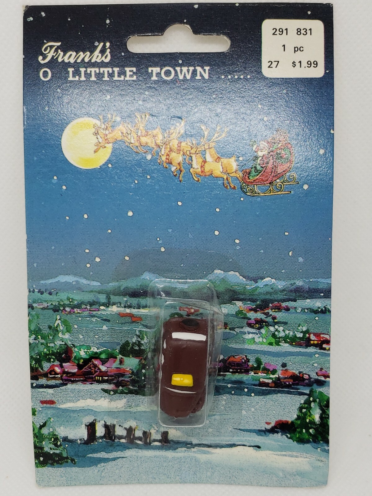 Franks Nursery Mini Christmas O Little Town House Village Taxi cab