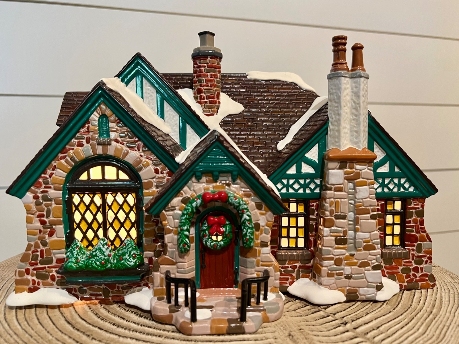 Department 56 Snow Village Tudor House (American Architecture Series) #55062