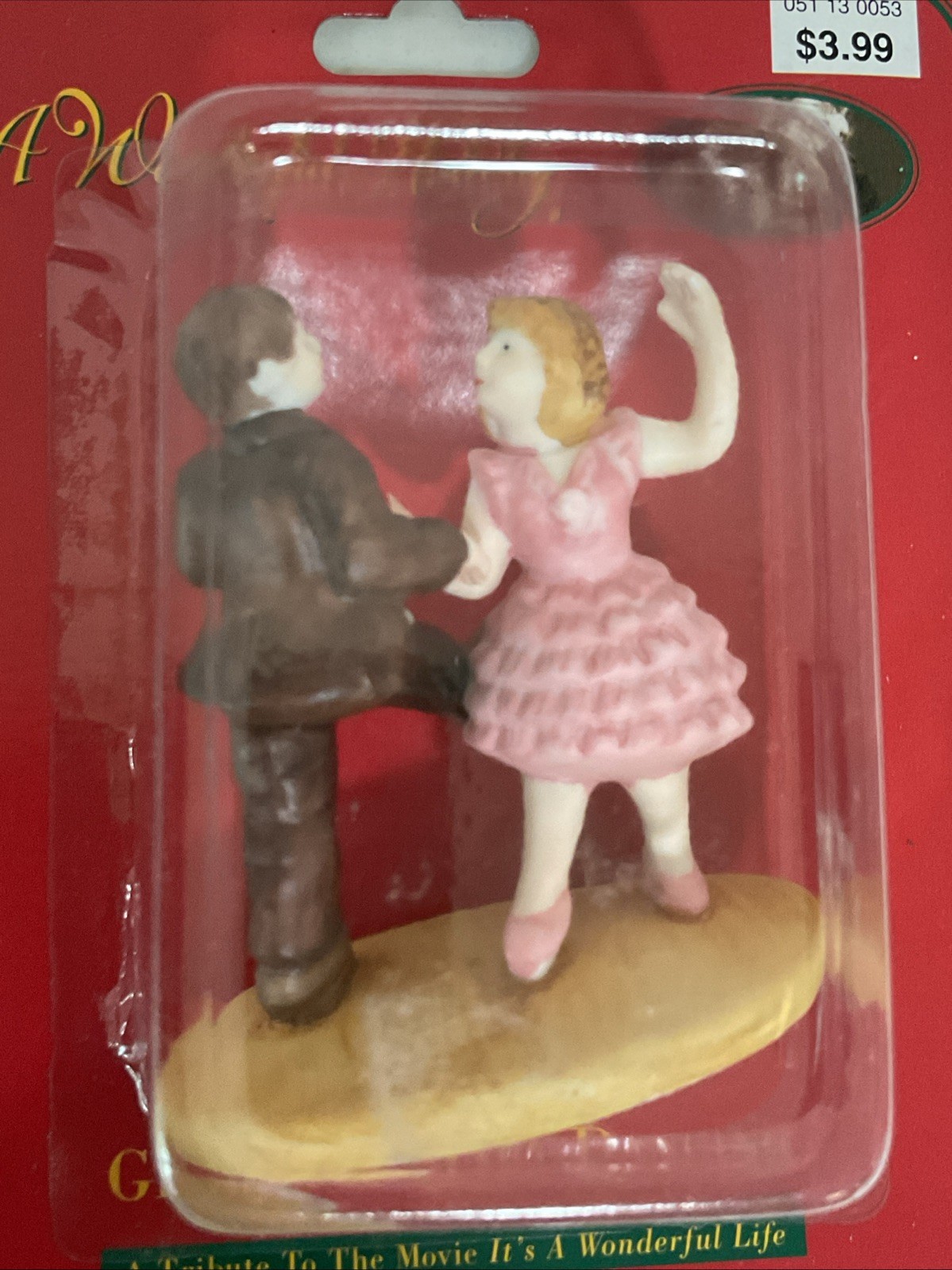1998 It’s A Wonderful Life George & Mary Dancing Porcelain Figurine New NIP