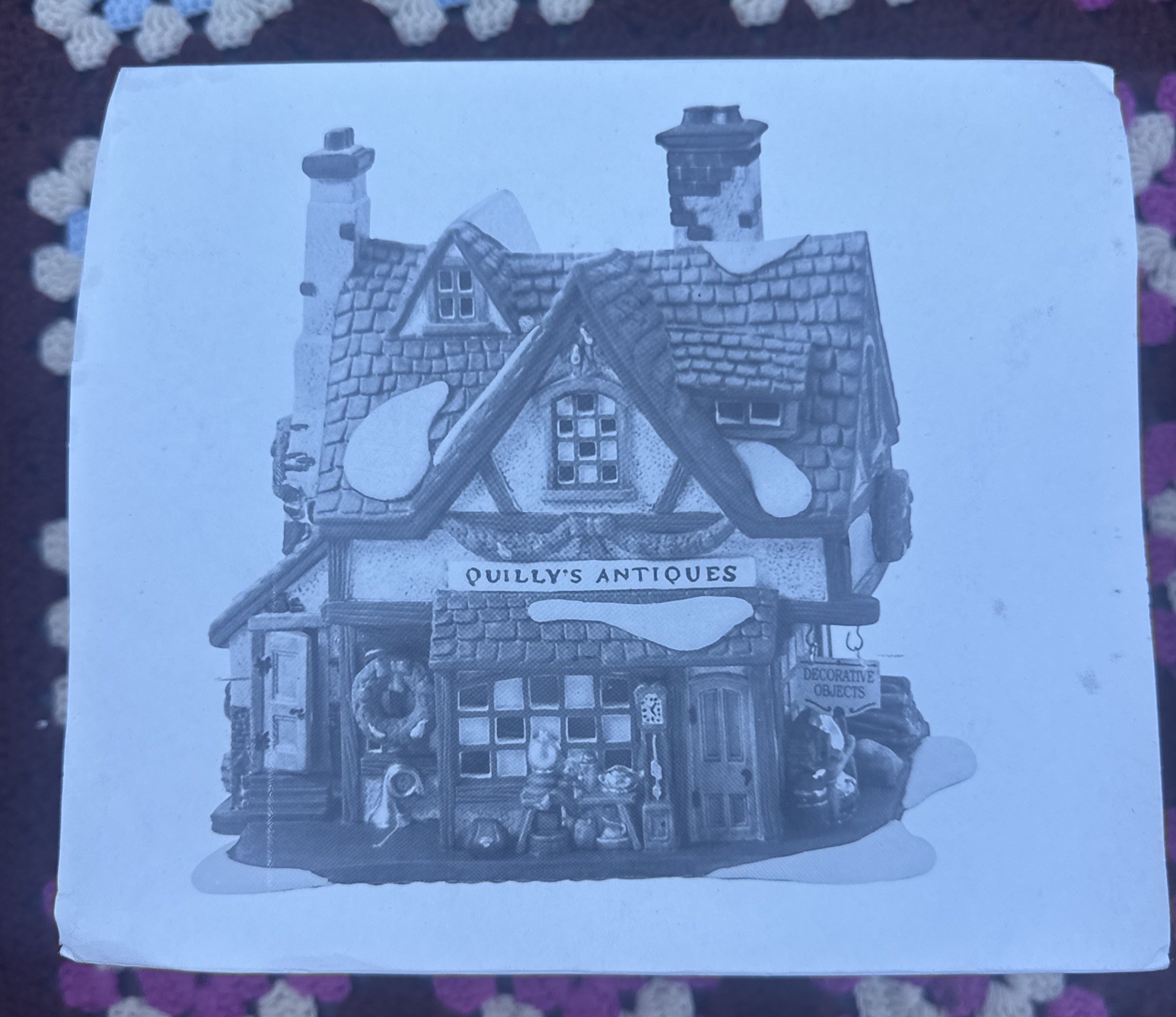 New! “Quilly’s Antiques” Dept 56, Dickens Village • 58348