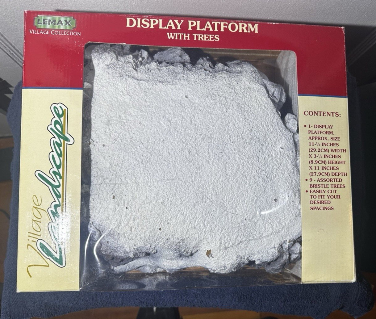Lemax Landscape Accent Medium Display Platform Christmas Village w/Box