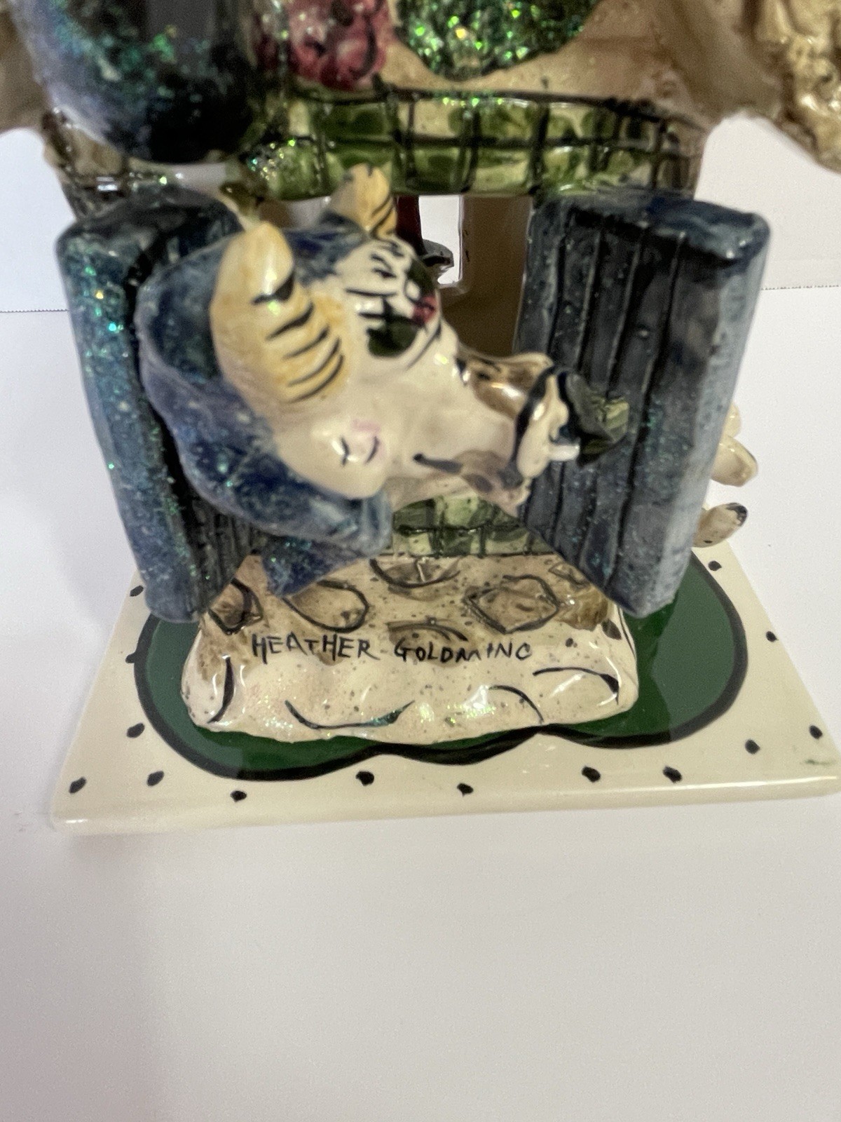 BLUE SKY CLAYWORKS Country Christmas Farm By Heather Goldminc Chicken Cow Pig D2