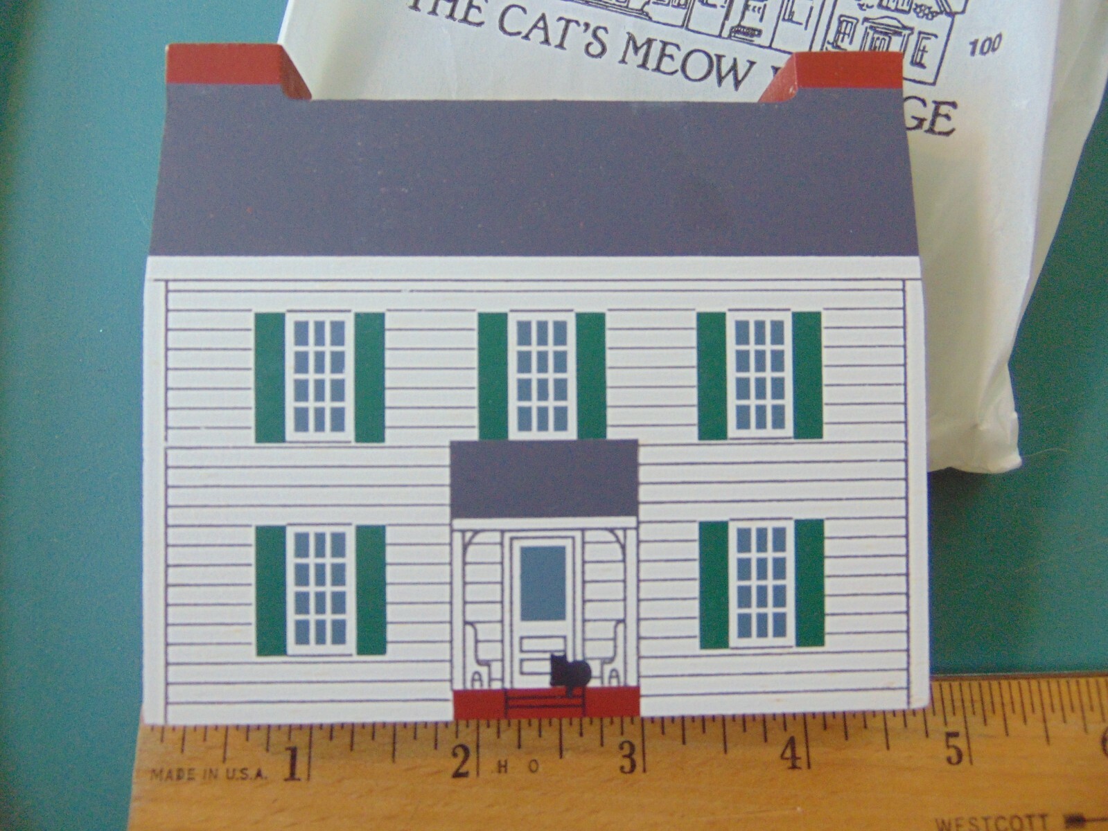 FJ Designs Cat’s Meow Village 1991 Collector’s Club Edition Benjamin Hanby House