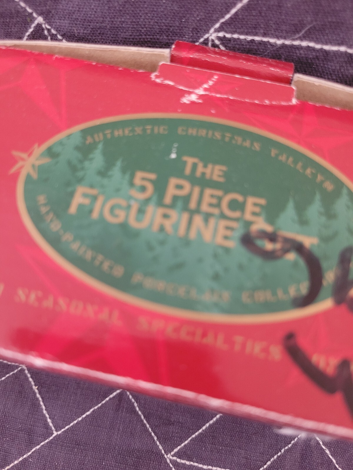 1997 Seasonal Specialties Authentic Christmas Valley Incomplete Figurine Set