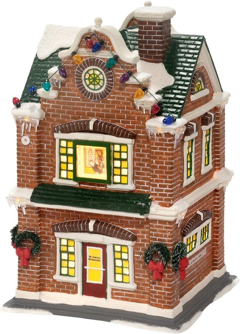 Department 56 A Christmas Story 809431 Schultz Optometry New in Box RARE