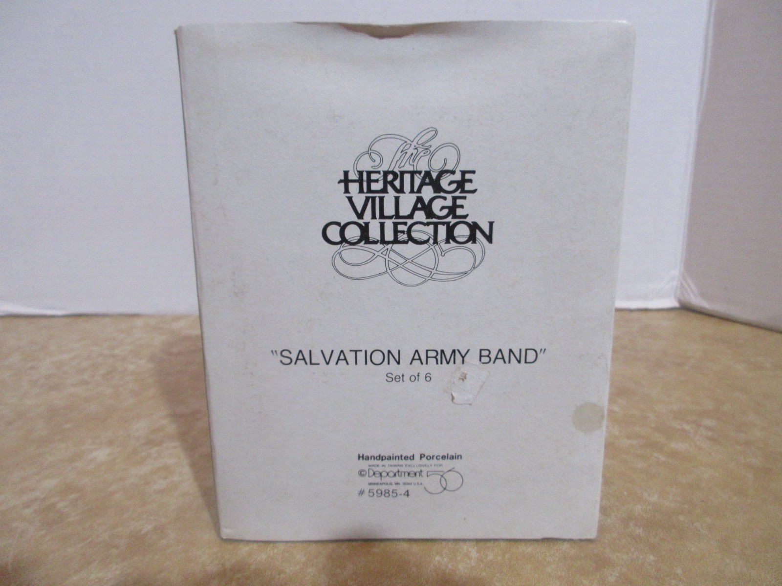 Dept. 56 1988 Heritage CIC Salvation Army Band #5985-4 6 Pc. Set