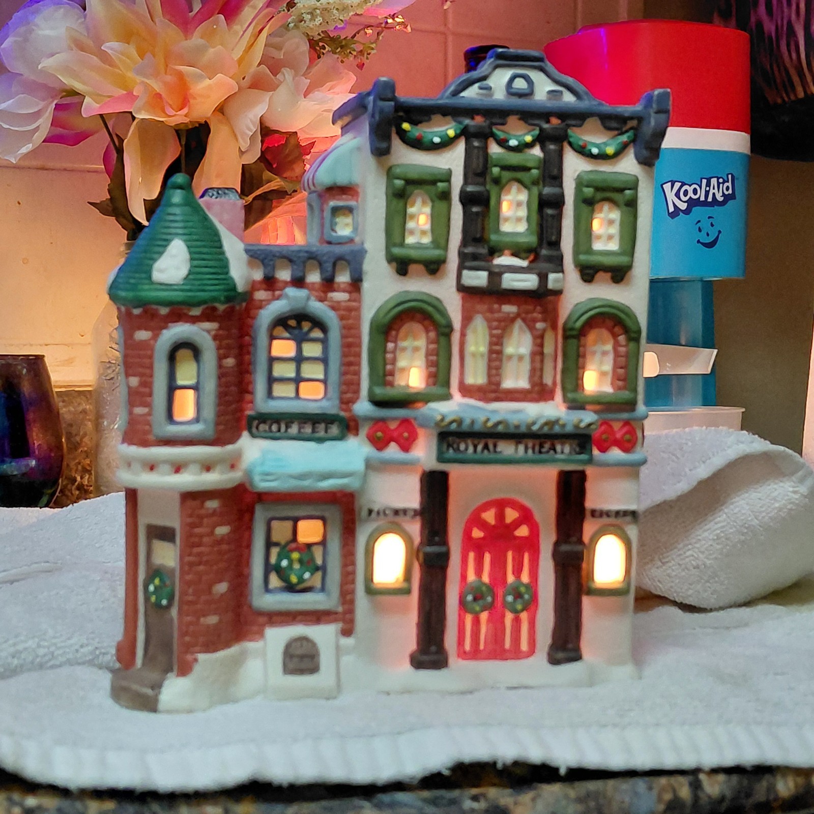 Holiday Expressions Hand-Painted Porcelain Lighted House