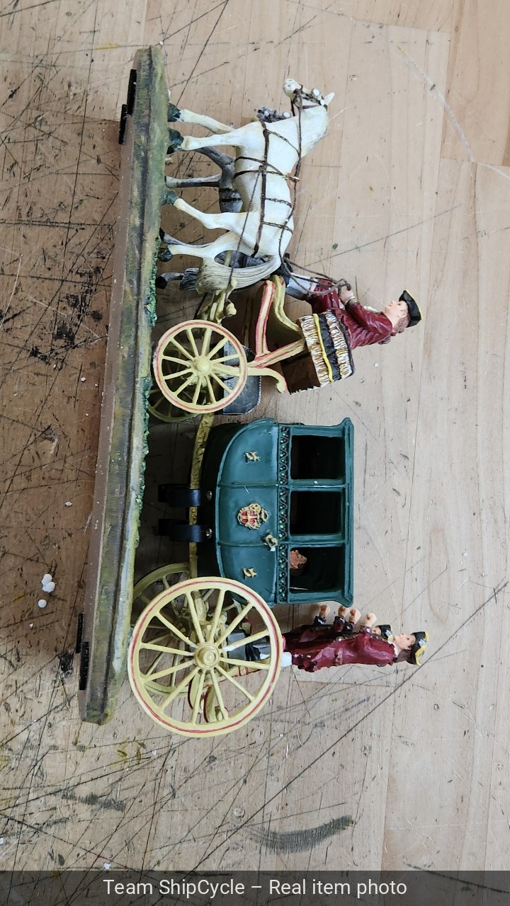 DEFECTIVE RANDOLPH CARRIAGE COLONIAL WILLIAMSBURG VILLAGE COLLECTION IN G3D
